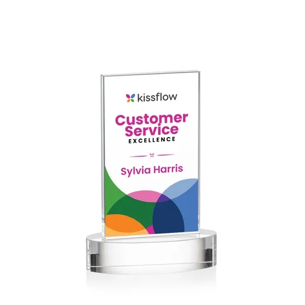 Heathrow VividPrint™ Award on Alberton Base - Clear... from ASI 84592 St Regis Group / St Regis