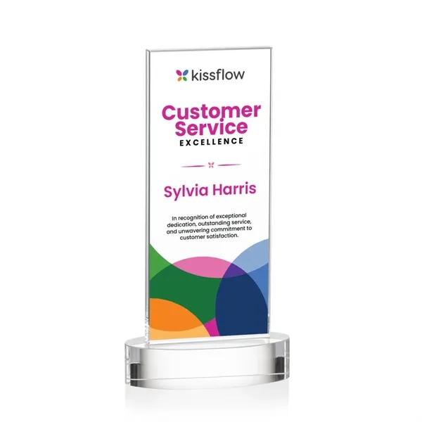 Heathrow VividPrint™ Award on Alberton Base - Clear... from ASI 84592 St Regis Group / St Regis