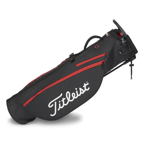 Golf bag with deployable legs, double strap, and handle.... from ASI 57653 Gold Bond