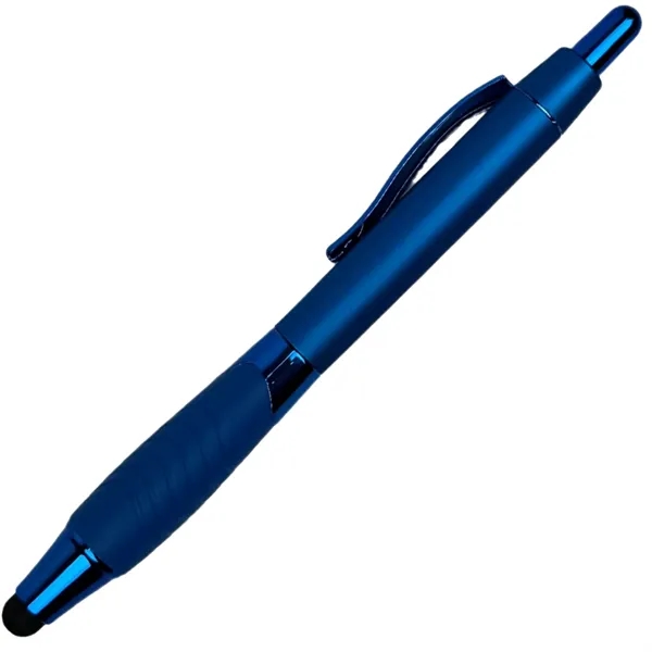 Stylus pen with a rubber grip and metal accents.... from ASI 57653 Gold Bond