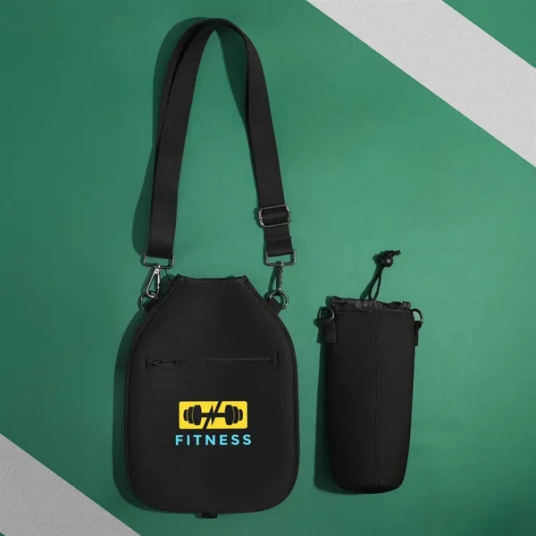 Neoprene pouch protects and organizes pickleball paddles-cushioned, streamlined storage keeps gear... from ASI 61966 HPG / OrigAudio