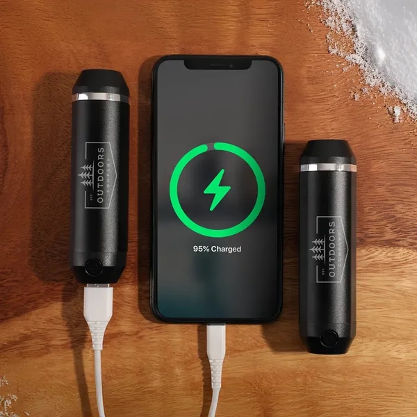 Magnetic hand warmers + power banks in sleek aluminum. 2-pack for... from ASI 61966 HPG / OrigAudio