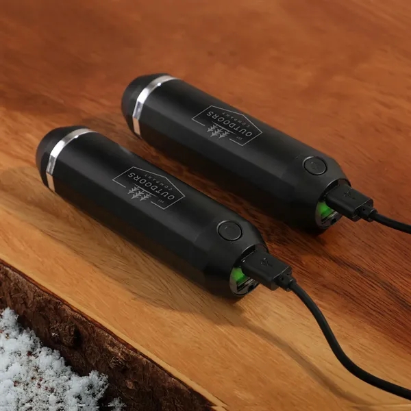 Magnetic hand warmers + power banks in sleek aluminum. 2-pack for... from ASI 61966 HPG / OrigAudio