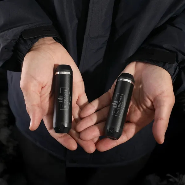 Magnetic hand warmers + power banks in sleek aluminum. 2-pack for... from ASI 61966 HPG / OrigAudio