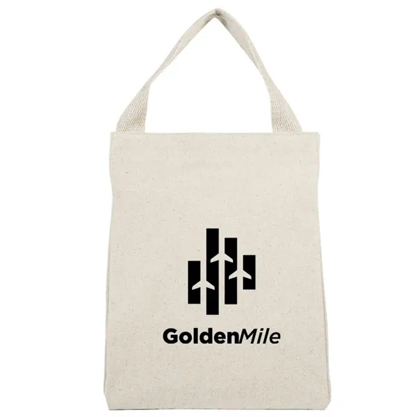 Eco-friendly 10oz cotton lunch bag with top closure and carry handle... from ASI 67557 LimeLight Ent / Limelight USA