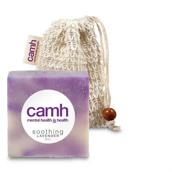 Self-care set includes a loofah bag, and a handcrafted bar of... from ASI 73497 Natural Trends