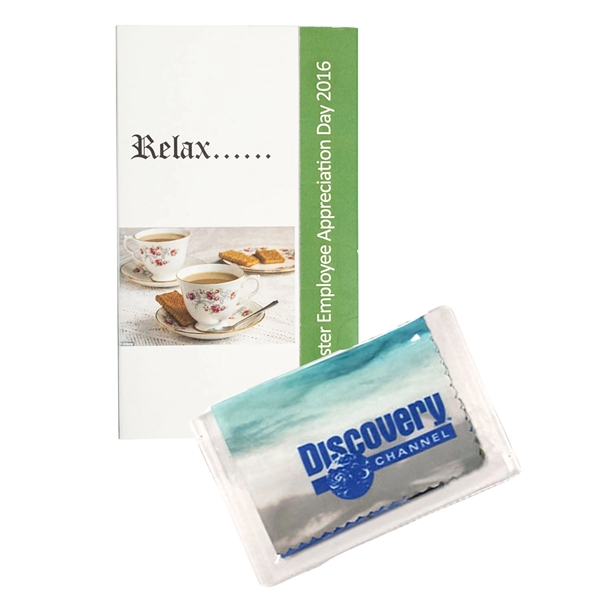 6" x 6" Microfiber Cloth Calling Card... from ASI 44900 NC Custom (CI/Lanco)