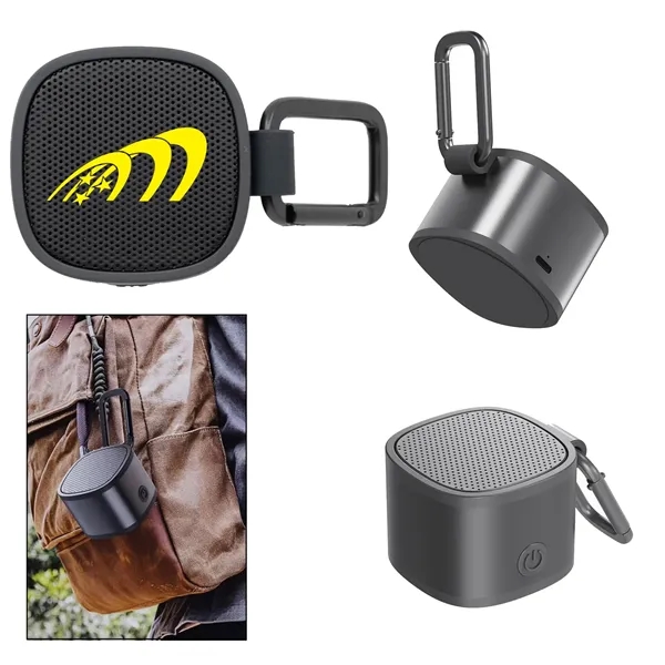 This magnetic portable speaker snaps onto your smartphone or MagSafe case... from ASI 34800 Alstar Creations