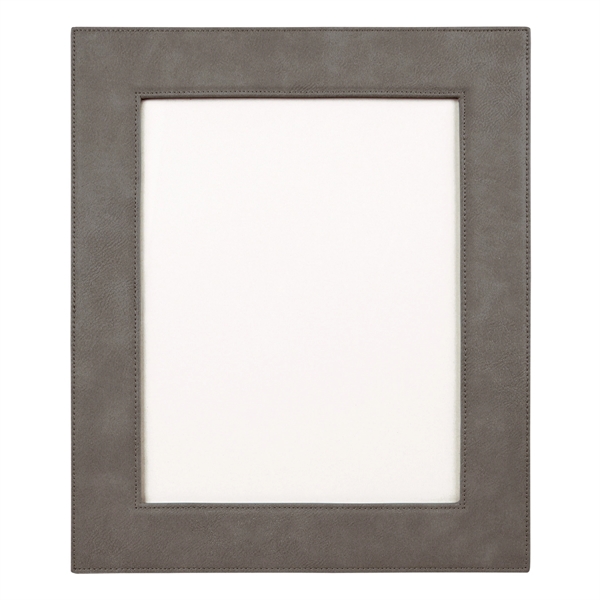 10 3/4" x 12 3/4" x 3/8" gray leatherette photo frame... from ASI 74601 Calico