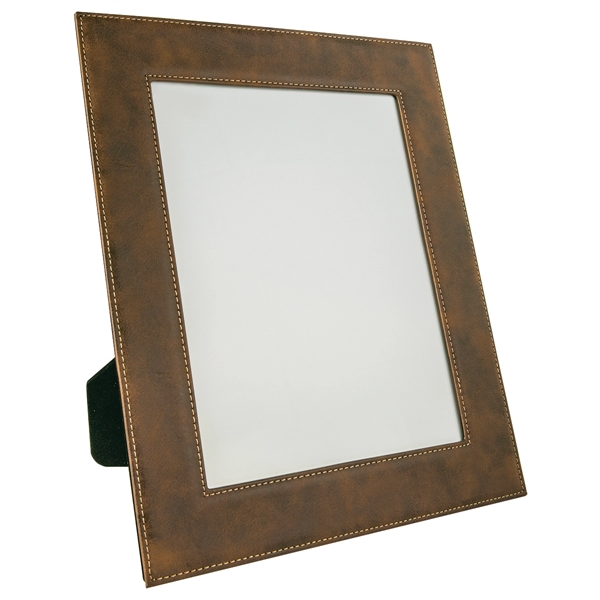 10 3/4" x 12 3/4" x 3/8" rustic leatherette photo frame... from ASI 74601 Calico