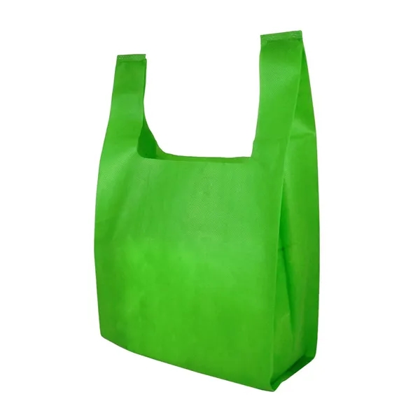 13" x 17" non-woven grocery tote bag with 7" gusset and... from ASI 68507 The Magnet Group / Perfect Line