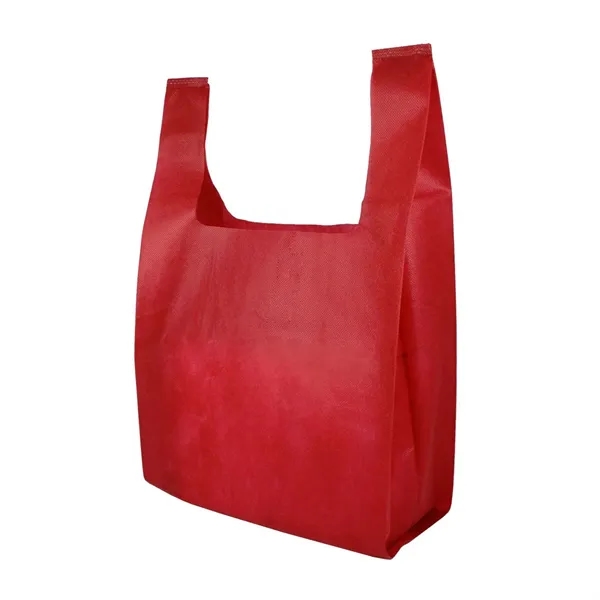13" x 17" non-woven grocery tote bag with 7" gusset and... from ASI 68507 The Magnet Group / Perfect Line