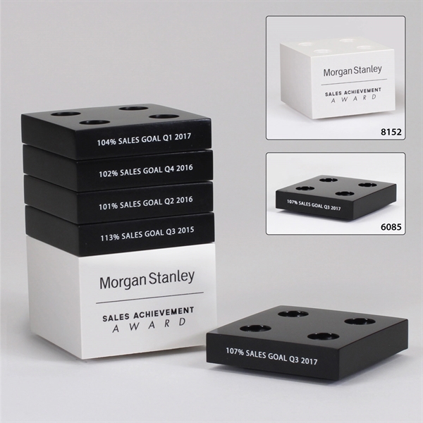 3.5" stackable cube add on, 3.5" x 3.5" x .75".... from ASI 89860 StoneyCreek / StoneyCreek®