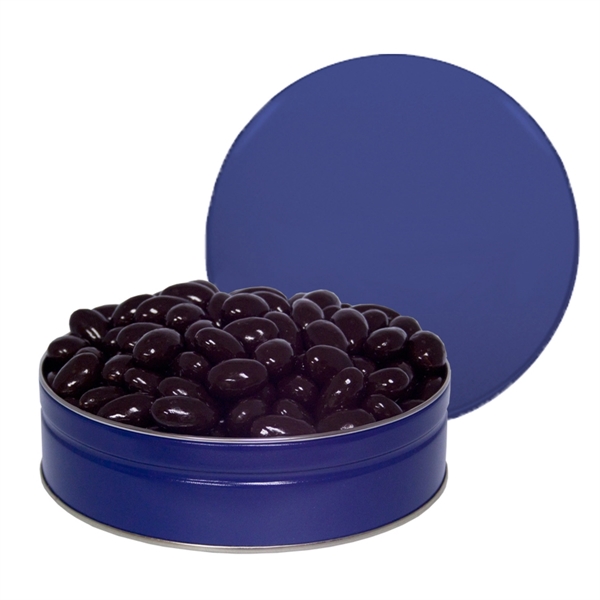 Tin filled with multiple filler options of good gift snacks and... from ASI 61125 Hit Promotional Products