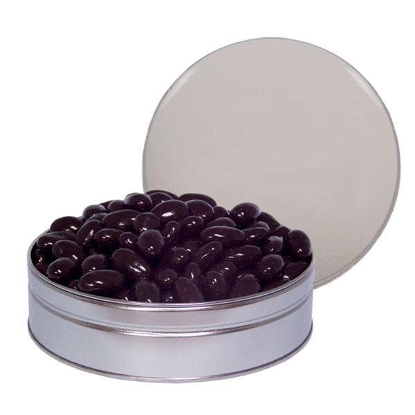 Tin filled with multiple filler options of good gift snacks and... from ASI 61125 Hit Promotional Products