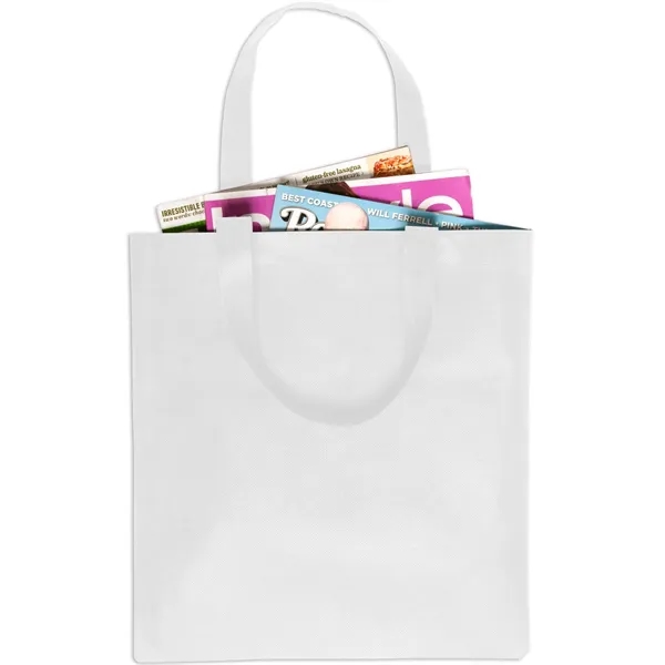 Non woven sublimated reusable tote bag plus full color sublimation imprint... from ASI 37218 Athena Promo (tm)