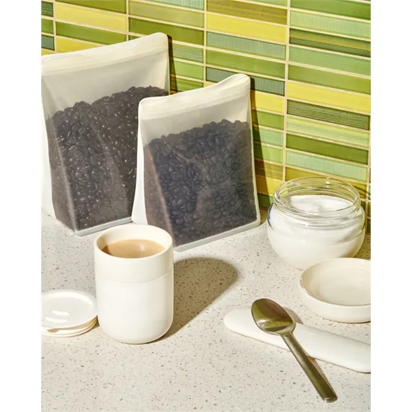 This reusable 36 oz Porter Stand-Up Bag is easy to load,... from ASI 56070 Gemline / Gemline®