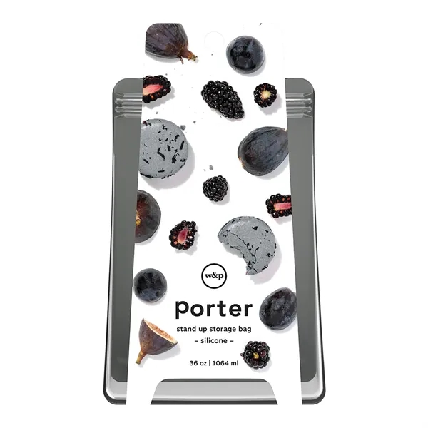 This reusable 36 oz Porter Stand-Up Bag is easy to load,... from ASI 56070 Gemline / Gemline®