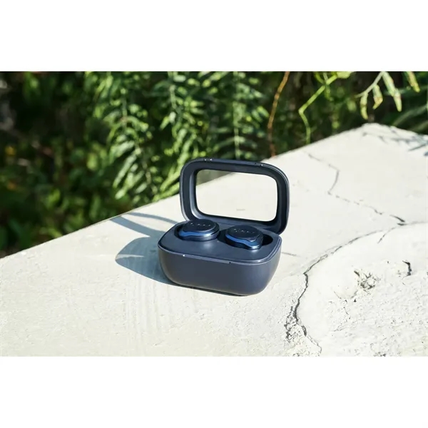 Wireless noise cancelling earbuds with recharging case, track and volume controls.... from ASI 56070 Gemline / Gemline®