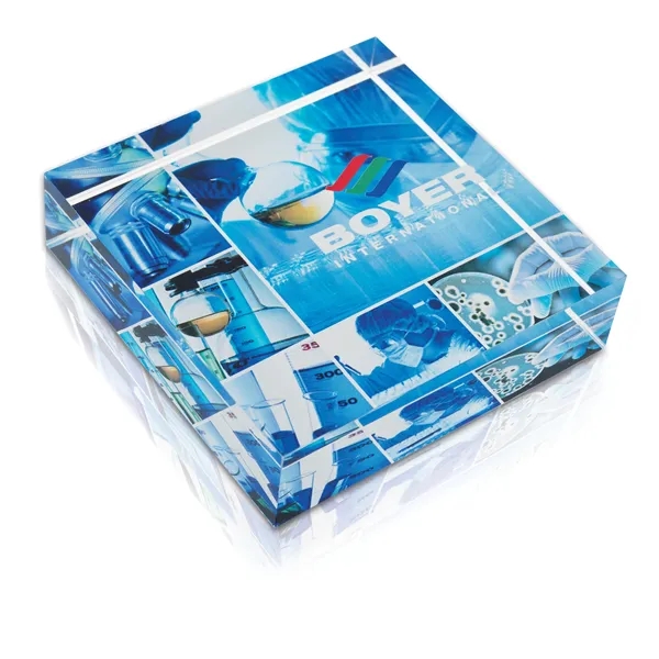 Square Acrylic Paperweight... from ASI 40480 Koozie Group / Norwood