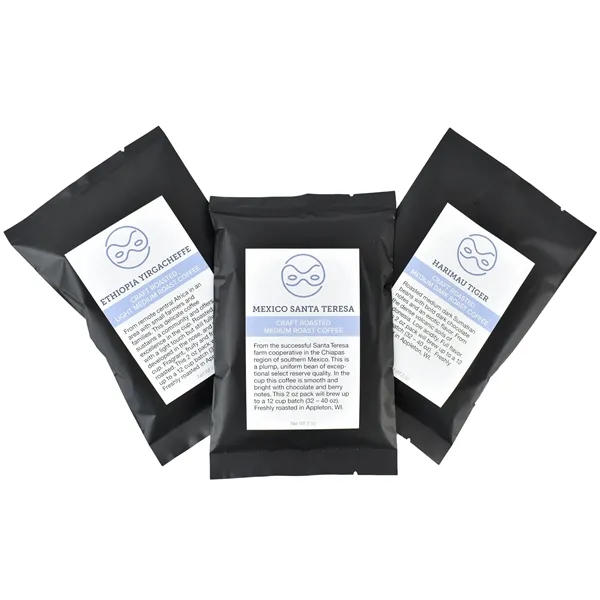 Assorted premium coffees in 2 oz packs, perfect for offices and... from ASI 72657 Active Life Promo / Apres Ski