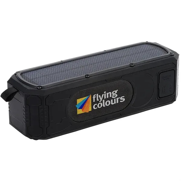 9W Solar Waterproof Bluetooth® Speaker/Power Bank... from ASI 89320 Starline USA Inc