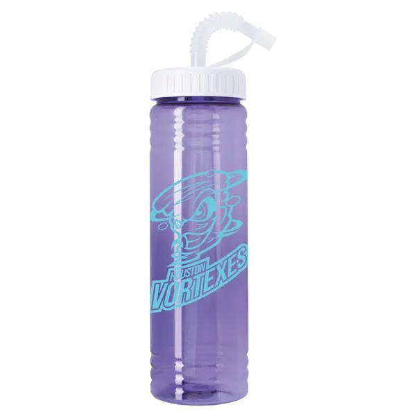 Slim Fit Water Bottle With Straw Lid - 24 oz.... from ASI 40480 Koozie Group