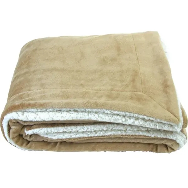 Micro-mink Sherpa Blanket... from ASI 89320 Starline USA Inc