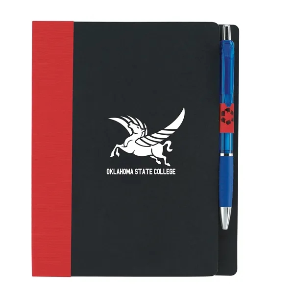 5'' x 7'' ECO Notebook with Flags... from ASI 40480 Koozie Group / Norwood