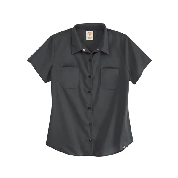 Dickies Shirts - Women's Short-Sleeve Button-Down Industrial... from ASI 86018 Scrub Authority