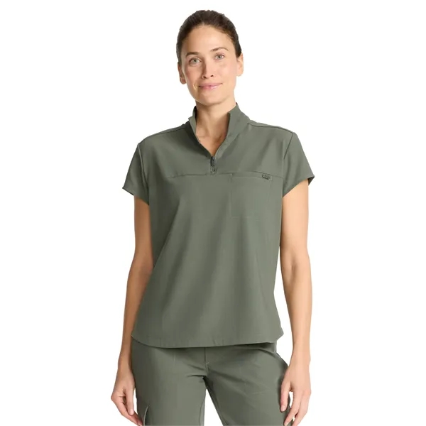 Healing Hands - HH Quest - Women's 1-Pocket Partial Zip Top... from ASI 86018 Scrub Authority