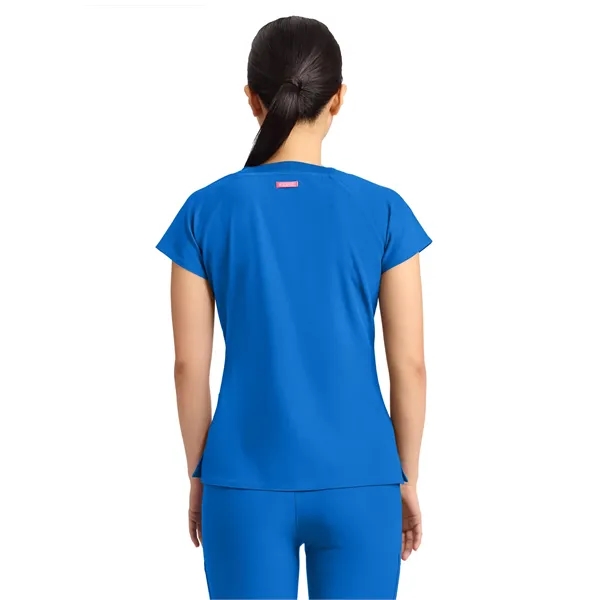 Med Couture - AMP - Women's 3-Pocket Square Neck Scrub Top... from ASI 86018 Scrub Authority