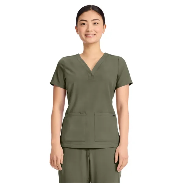 Healing Hands - HH Quest - Women's 3-Pocket Y-Neck Top... from ASI 86018 Scrub Authority