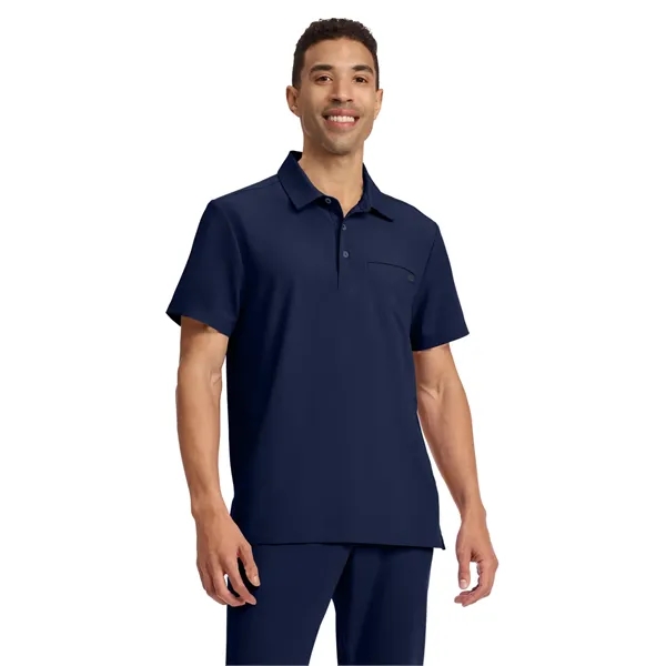 Healing Hands - HH Quest - Men's 3-Pocket Polo Collar Top... from ASI 86018 Scrub Authority