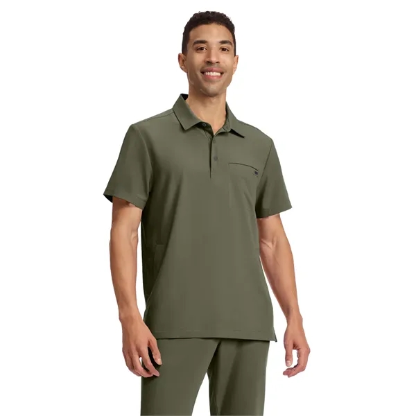 Healing Hands - HH Quest - Men's 3-Pocket Polo Collar Top... from ASI 86018 Scrub Authority