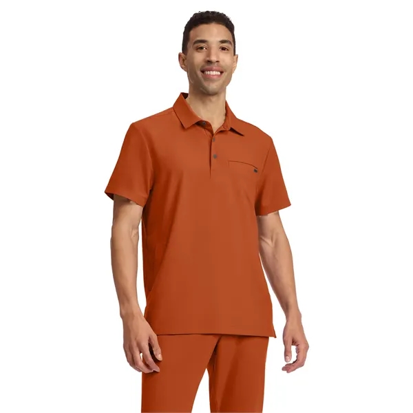 Healing Hands - HH Quest - Men's 3-Pocket Polo Collar Top... from ASI 86018 Scrub Authority