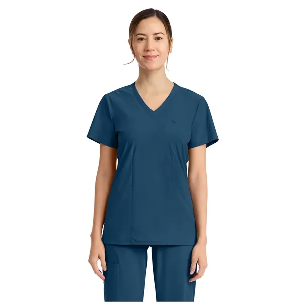 Infinity Pursuit - Women's 2-Pocket V-Neck Top... from ASI 86018 Scrub Authority