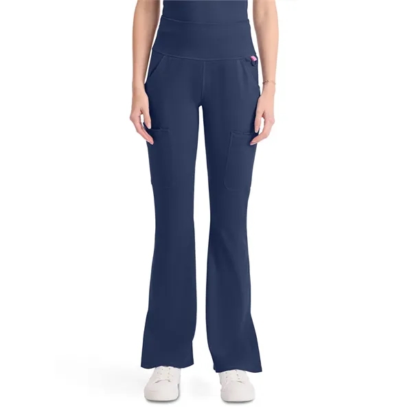 Med Couture - MC AMP KNIT - Women's 5-Pocket Flare Leg... from ASI 86018 Scrub Authority