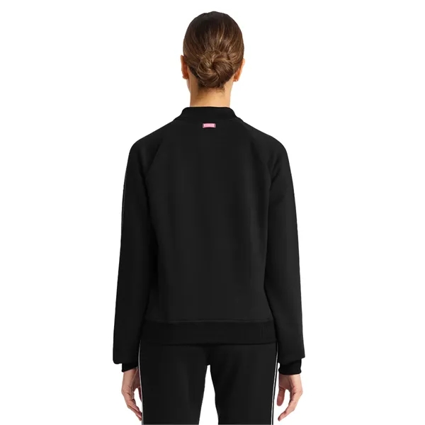 Med Couture - MC AMP - Women's 2-Pocket Scuba Half-Zip Ja...... from ASI 86018 Scrub Authority