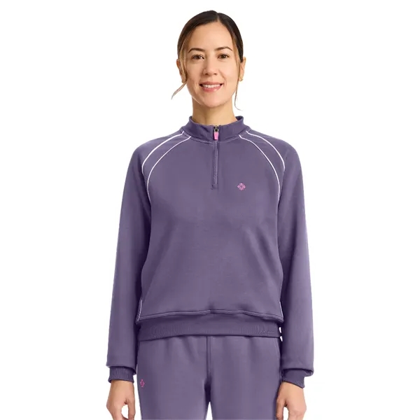 Med Couture - MC AMP - Women's 2-Pocket Scuba Half-Zip Ja...... from ASI 86018 Scrub Authority