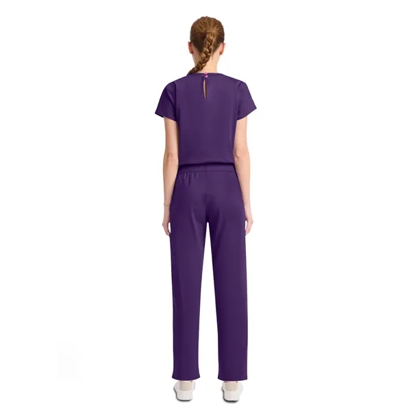 Med Couture - MC AMP KNIT - Women's 5-Pocket V-Neck Jumpsuit... from ASI 86018 Scrub Authority