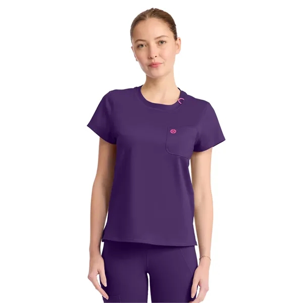 Med Couture - MC AMP KNIT - Women's 2-Pocket Crew Neck... from ASI 86018 Scrub Authority