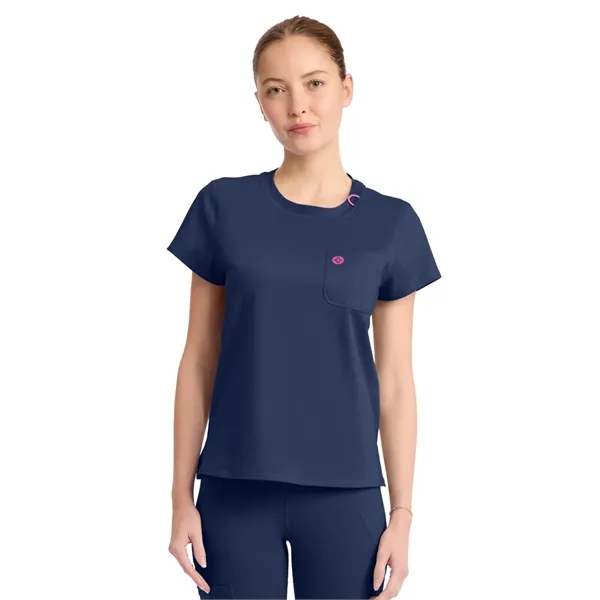 Med Couture - MC AMP KNIT - Women's 2-Pocket Crew Neck... from ASI 86018 Scrub Authority