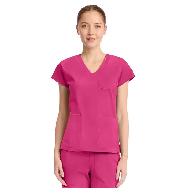 Med Couture - MC AMP KNIT - Women's 3-Pocket V-Neck Top... from ASI 86018 Scrub Authority