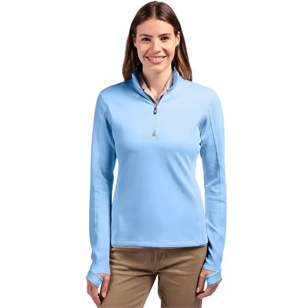 Women's sweatshirt with UPF 50+ protection, matte fabric finish, moisture-wicking performance,... from ASI 47965 Cutter & Buck