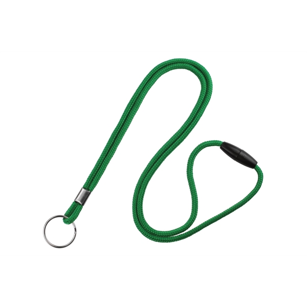 36" x 1/8" blank round braid breakaway lanyard with split ring... from ASI 62088 IDProductsource