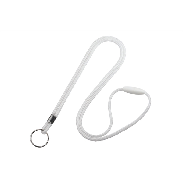 36" x 1/8" blank round braid breakaway lanyard with split ring... from ASI 62088 IDProductsource