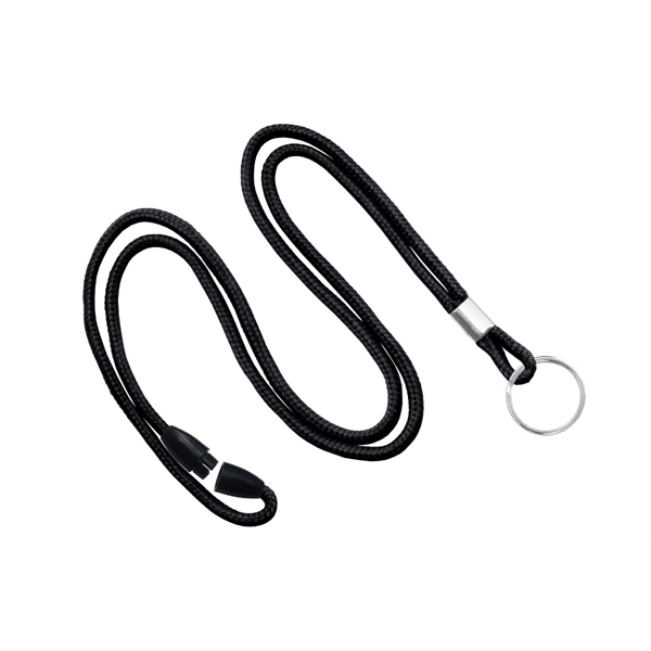 36" x 1/8" blank round braid breakaway lanyard with split ring... from ASI 62088 IDProductsource