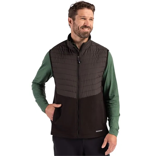 Cutter & Buck Woodland Recycled Fleece Mens Hybrid Vest... from ASI 47965 Cutter & Buck