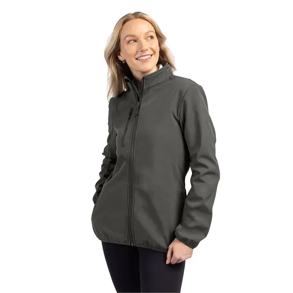 Women's jacket with a full-zip, water resistance, zippered chest pocket, and... from ASI 47965 Cutter & Buck